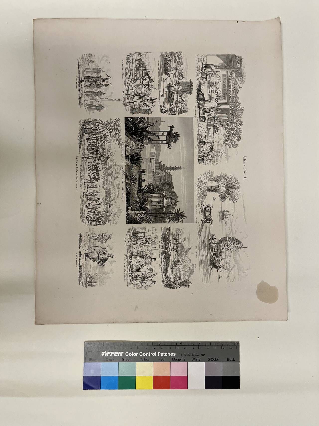 1860年欧洲印制版画纸品